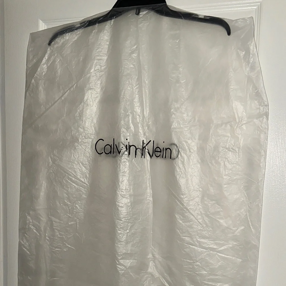 Calvin Klein clear Garment bag
